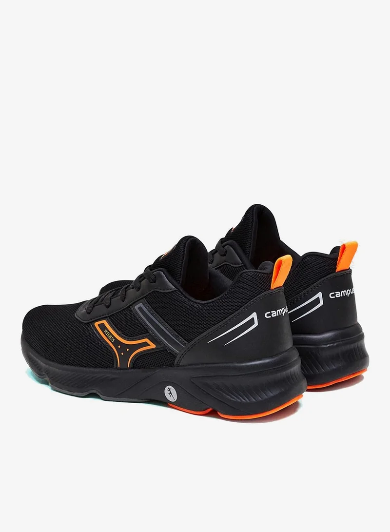 CAMPUS Blk/N.Org Men's Low-Top Sneakers - Lightweight, Minimalist Designed for Style for Men | Best Price UAE